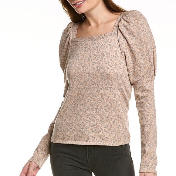 New Splendid Josephine Sweatshirt top pullover floral boho print - Picture 4 of 16